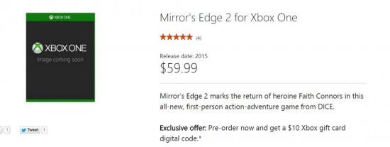Microsoft Store Mirror’s Edge 2