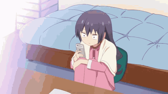 tsurezure-children-put-phone-down.gif