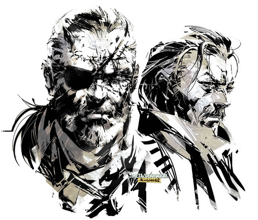mgsv-tpp-snake-ocelot-artwork-yoji-shinkawa.jpg