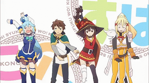 Kono Suba Anime GIF - Kono Suba Anime Dance - Discover & Share GIFs