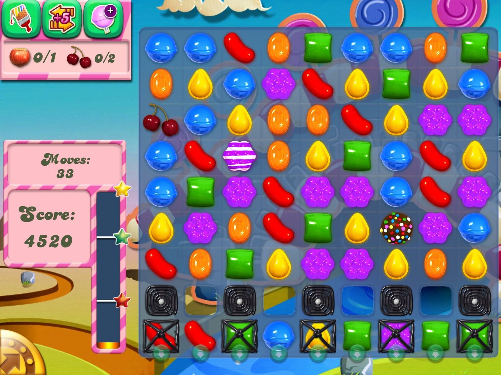 Candy Crush Saga level map