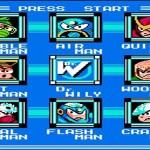 قائمة اختيار المراحل من Megaman2