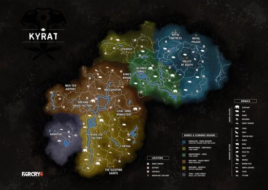 Far Cry 4 Map