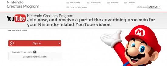 Nintendo Creators Program
