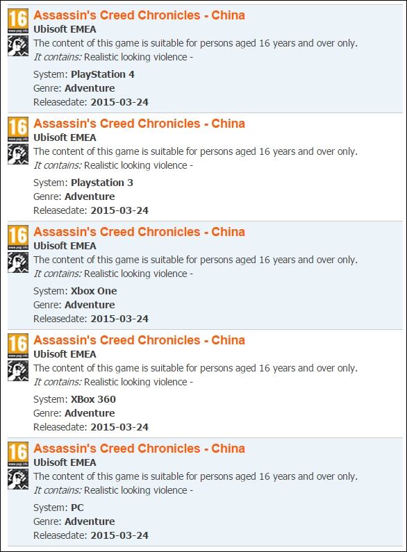 Assassin's Creed Chronicles - China