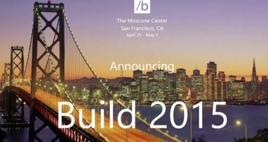 حدث Microsoft build 2015