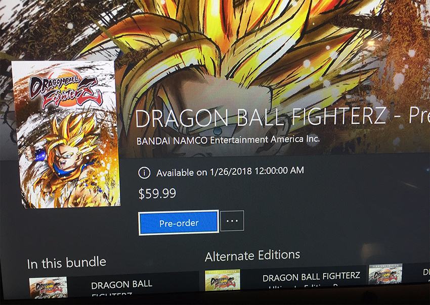 Dragon Ball FighterZ Release Date