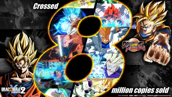 أكثر من 8 مليون نسخة مباعة من Dragon Ball FighterZ و Dragon Ball Xenoverse 2