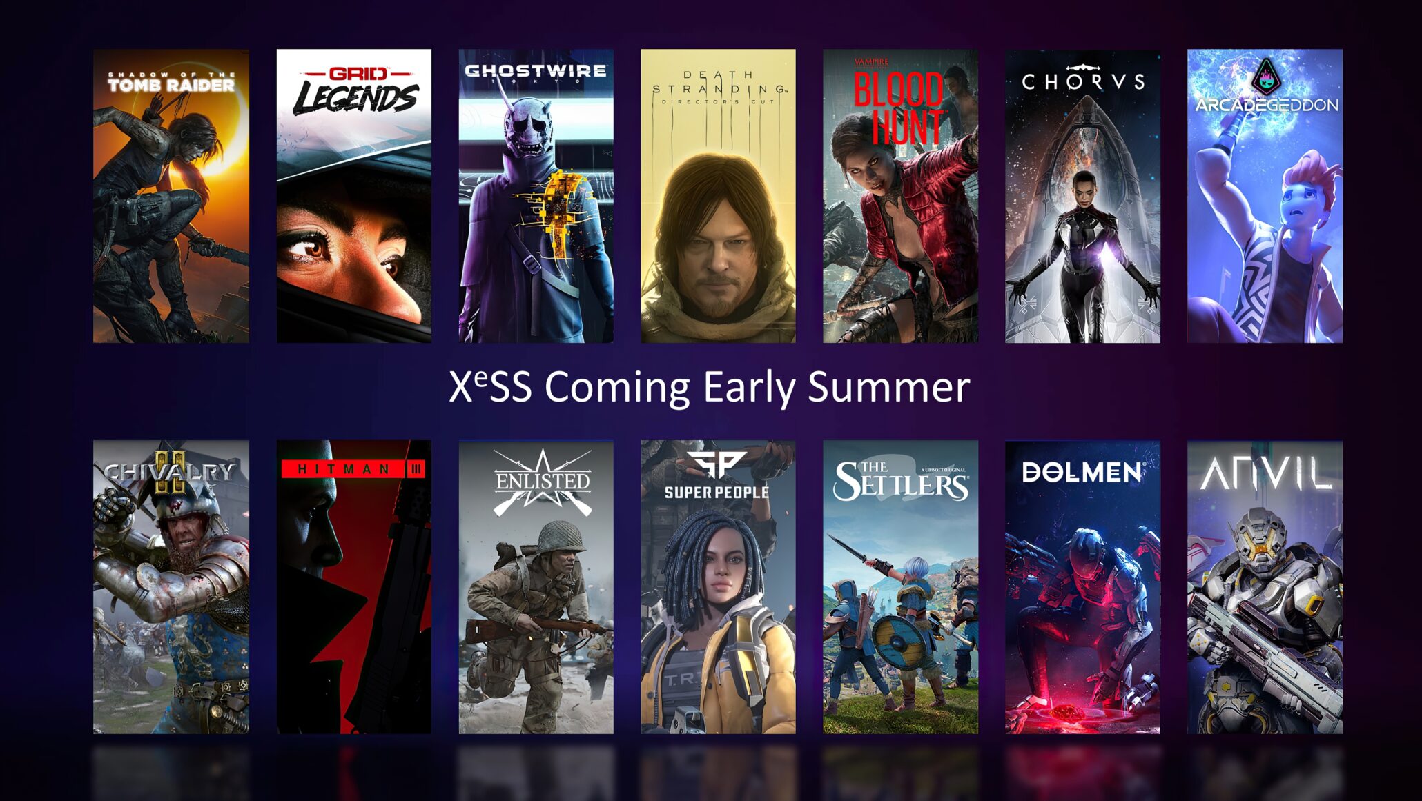تقنية Intel XeSS تتوفّر في فصل الصيف والكشف عن المزيد من الألعاب الداعمة لها