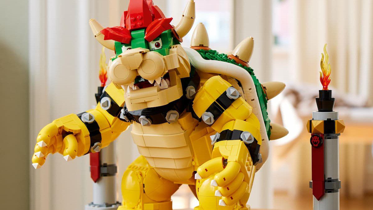 الإعلان عن حزمة LEGO Bowser الباهظة الثمن