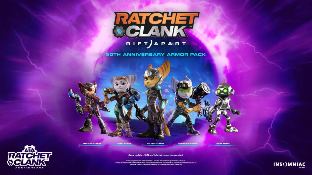 هذه هي المحتويات التي ستحصل عليها Ratchet & Clank: Rift Apart بمناسبة الاحتفالية العشرين للسلسلة